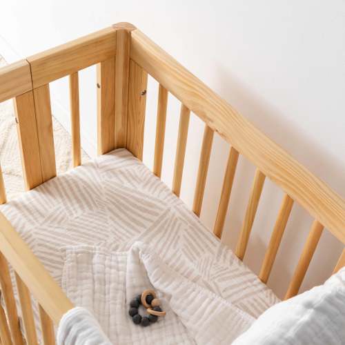 Babyletto All-Stages Bassinet Sheet in GOTS Certified Organic Muslin Cotton