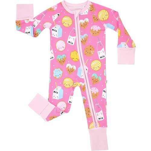 Little Sleepies Pajamas for Baby Boys & Girls, Viscose from Bamboo Baby Pajamas, Snug Baby Sleeper, Toddler PJs, 2-Way Zipper