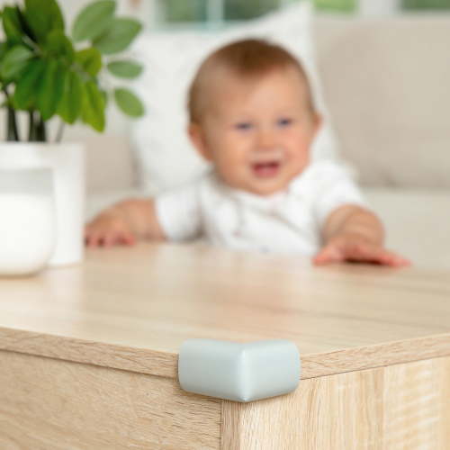 Regalo Corner Cushion for Child Safety - Grey - 4 Pack