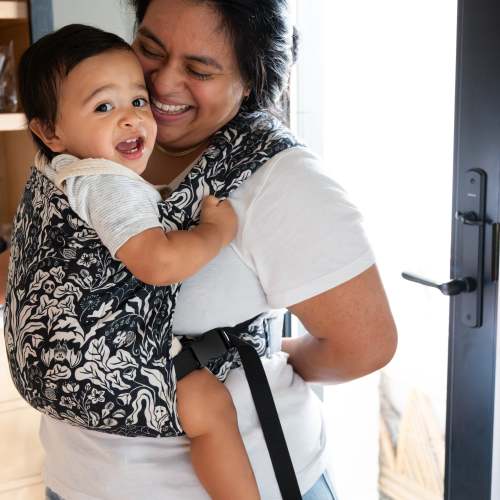Hemlock Lark Baby Carrier | Witchy Black & White Baby Carrier