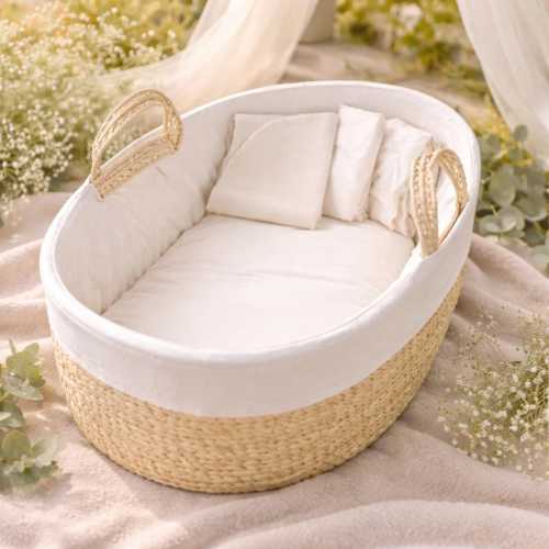 Organic Cotton Flannel Moses Basket Bassinet Fitted Sheets - Etsy