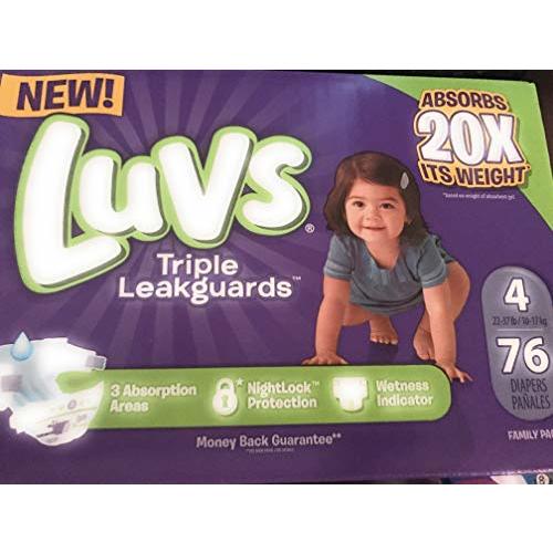 Luvs Diapers Size 4 76 Count