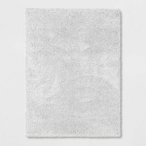 7'1"X10' Solid Eyelash Woven Shag Rug Cream - Threshold™