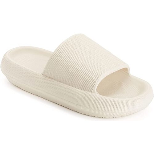 Joomra Pillow Slippers for Women and Men Non Slip Quick Drying Shower Slides Bathroom Sandals | Ultra Cushion | Thick Sole