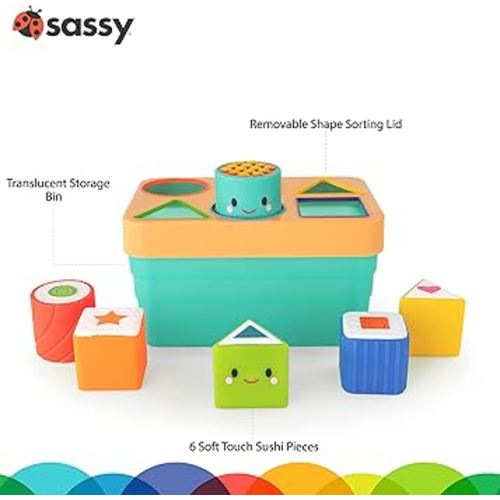Amazon.com: Sassy Sushi Sorter, Multi : Toys & Games