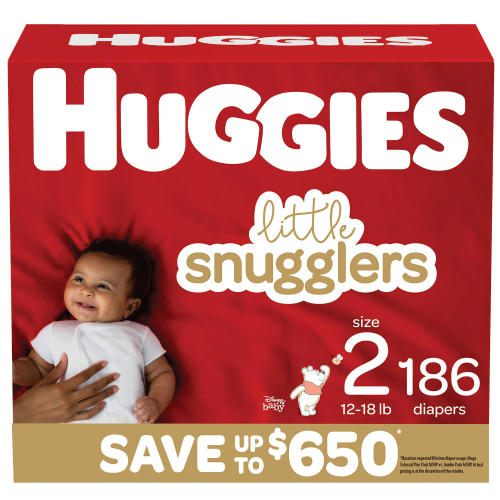 Huggies Little Snugglers Baby Diapers, Sizes Newborn-2 - Sam's Club