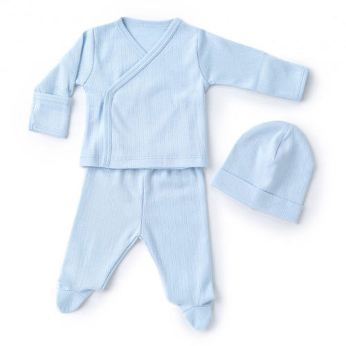 Kissy Kissy Pointelle Take Me Home Set Blue
