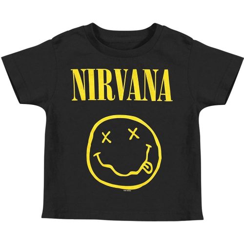 Nirvana - Smile Toddler T-Shirt - 2T Black