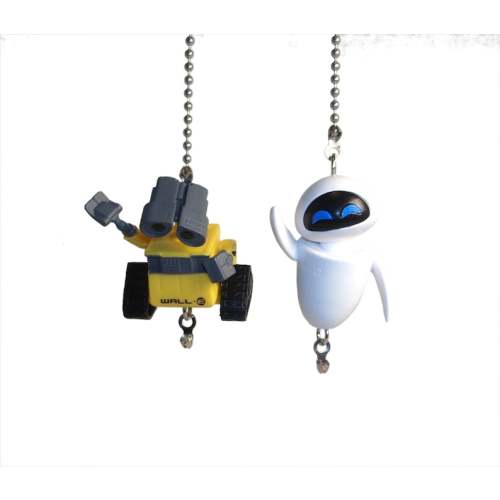 Wall-e & Eve Ceiling Fan Pull Set Pixar Disney Robot - Etsy