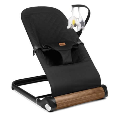 Baby Bouncer Chair - Comfortable Support for Your Little One's Blissful Moments (Normal, Black)
