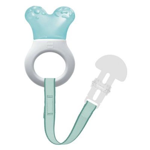 Mam Mini-cooler Teether With Clip - Blue