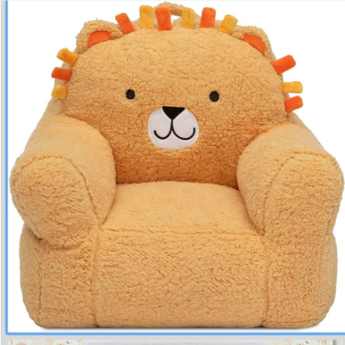 Delta Children Lion Cozee Buddy Chair, Orange