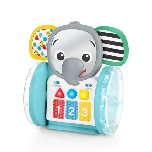 Baby Einstein Chase & Tap Earl Crawling Baby Toy, with Mirror and Music, Ages 6+ Months