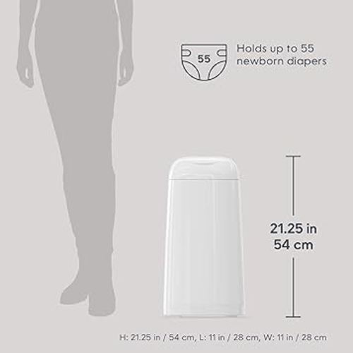 Diaper Genie Classic Gift Set | Baby Registry Must-Have | Odor Control with Push-N-Lock | Refill Supply for Up to 1,245 Newborn Diapers