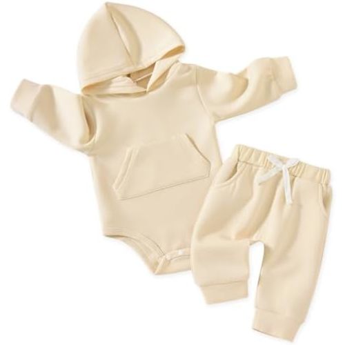 Aalizzwell Infant Baby Winter Hoodie Outfit
