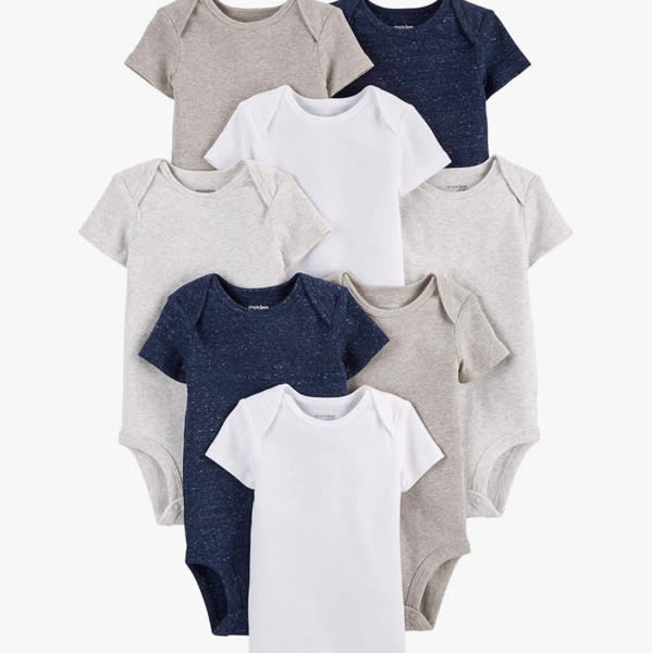 Simple Joys by Carter's Baby 8-Pack Short-Sleeve Bodysuit