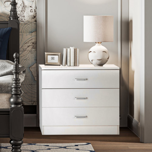 Latitude Run® Adalade Wooden 3 Drawer Standard Dresser & Reviews | Wayfair