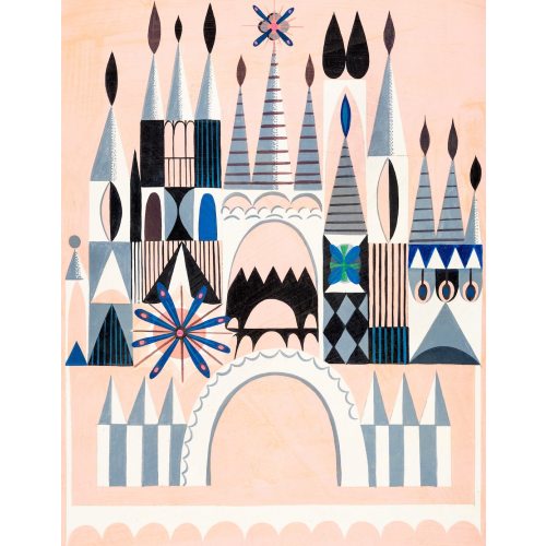 Mary Blair It’s a Small World; concept art print (1963)