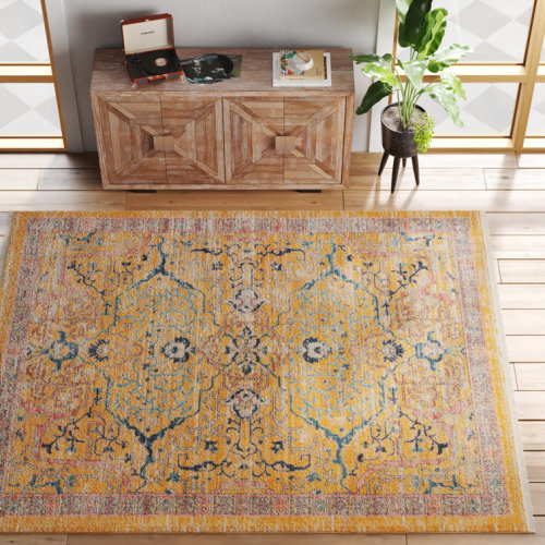 Alkire Floral Indoor Rug
