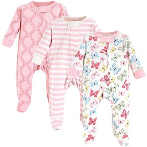 Touched by Nature Baby Girls' Organic Cotton Sleep and Play