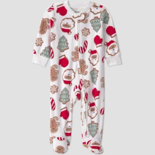 Carter's Just One You® Baby Christmas Cookies Sleep N' Play - Ivory Newborn