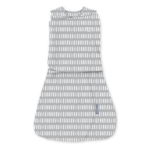 Swaddleme By Ingenuity Arms Free Convertible Swaddle Wrap - Dashed Lines
