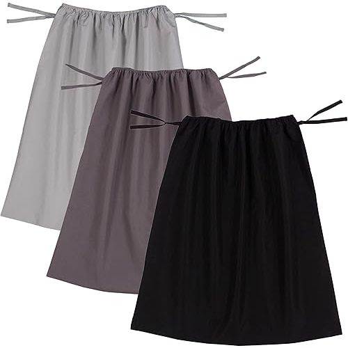 Belsden 3 Pack Large Reusable Diaper Pail Liner, 28" x 30" Waterproof Washable Cloth Diaper Wet Dry Bags with Flexible Strings for Diapers, Laundry, Kitchen Garbage Cans, Lt Grey & Dark Grey & Black