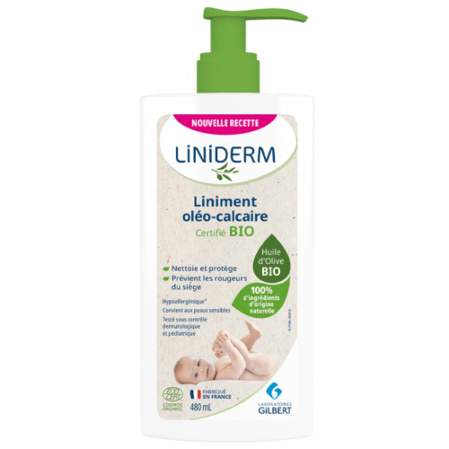 Liniderm Organic Oil-Limestone Liniment Pump Bottle 480ml
