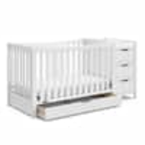 Graco Remi White 4-in-1-Convertible Crib and Changer 04586-211
