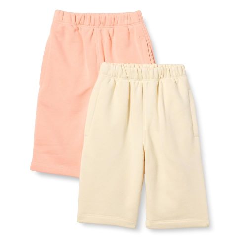 Amazon Essentials Unisex Toddlers and Babies' French Terry Cotton Pants, Pack of 2