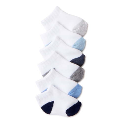 Carter's Child of Mine Baby Boy Low-Cut Terry Socks, 6 Pack, Sizes 0-12 Months