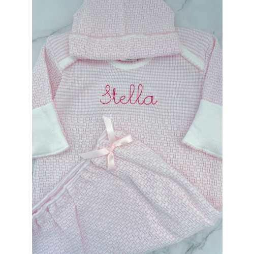 Baby girl monogram gown, Paty gown monogram, Paty gown, Baby girl coming home outfit