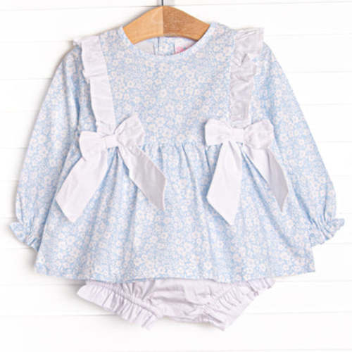 Delia Diaper Set, Blue – Stitchy Fish