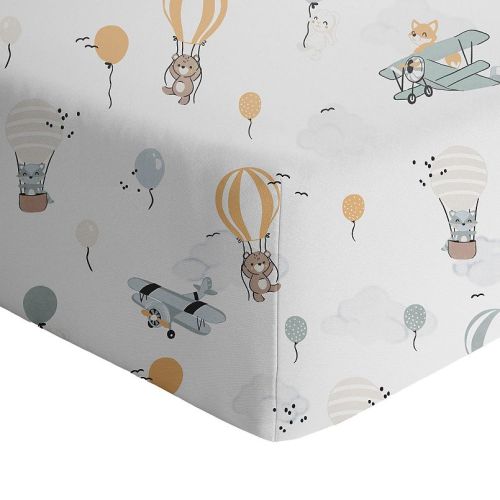 Living Textiles Cotton Jersey Fitted Sheet