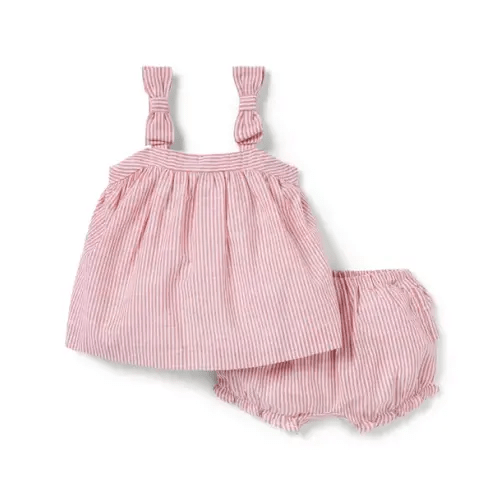 Baby Cherry Stripe Baby Striped Matching Set by Janie and Jack