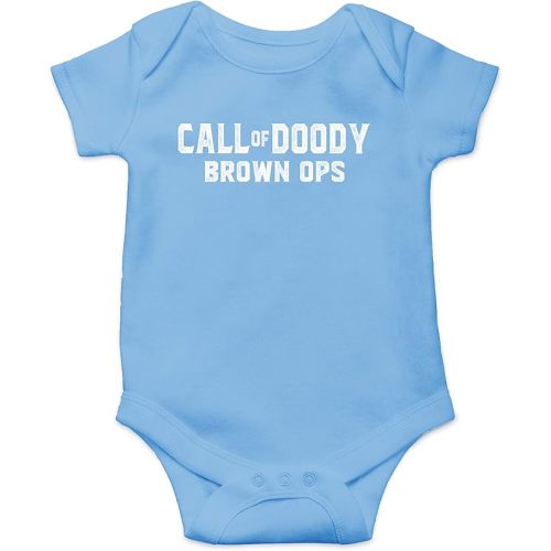 Call Of Doody Brown Ops - Funny Baby Essentials Bodysuit - Baby Outfit Funny Newborn Clothes