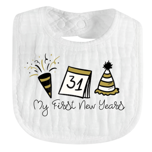 Victoria Milton- White Muslin Bib – AHA Designs