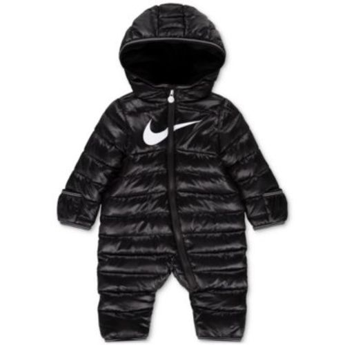 Baby Boys Hooded Swoosh Snowsuit