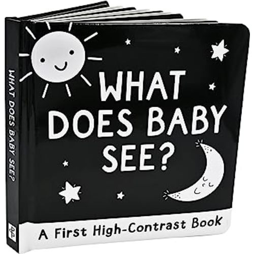 What Does Baby See? A High-Contrast Board Book (Padded Cover)