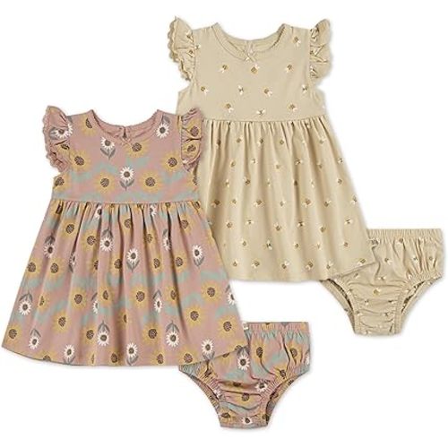 HUGGIES Baby Girls' 2-Pack Dress