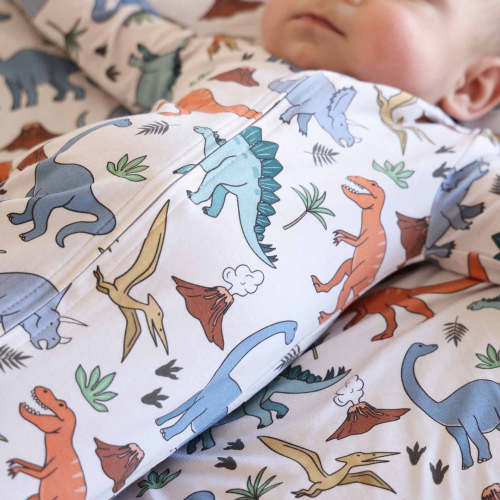 Dino Dude Zipper Footie