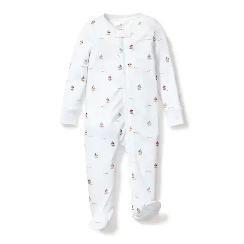 Baby's Pima Romper in Bateau
