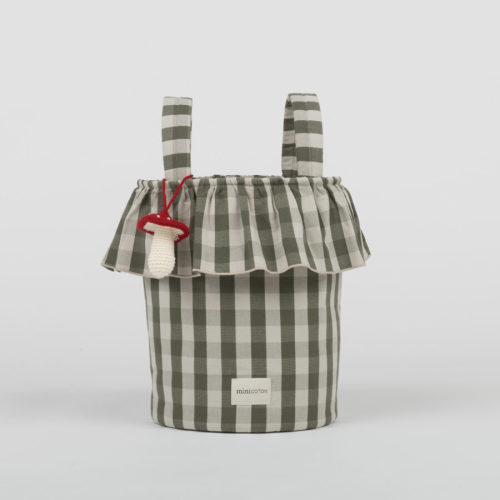 Basket Vichy - Bottle + Sand - Minicoton