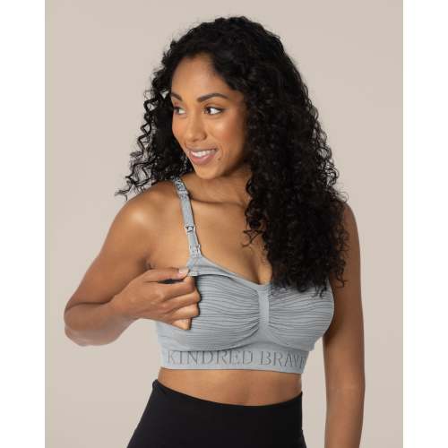 Sublime® Hands-Free Pumping & Nursing Bra | Deep Burgundy - Kindred Bravely