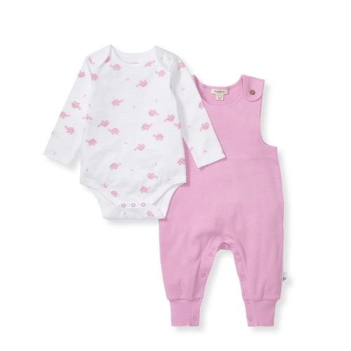 Tortoise Baby Girl Jumpsuit & Bodysuit Set