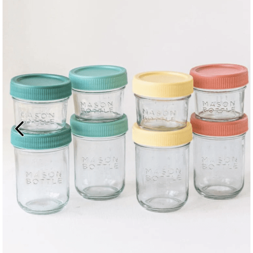 Breastmilk Storage Jar Set – Mason Bottle