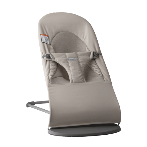 Bouncer Balance Soft: Sand gray - Woven/Jersey, Tri-Fabric