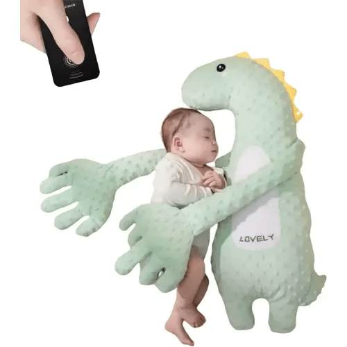 2025 Latest Model Baby Patter for Sleep, Cute Animal Styles Baby Sleep Automatic Beater, Slapping Toddler Pillows Newborn Calming Pillow (#Dinosaurs)