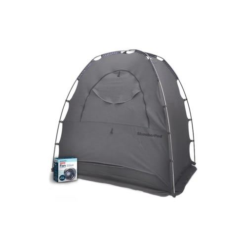 Blackout Sleep Tent & Portable Fan Set