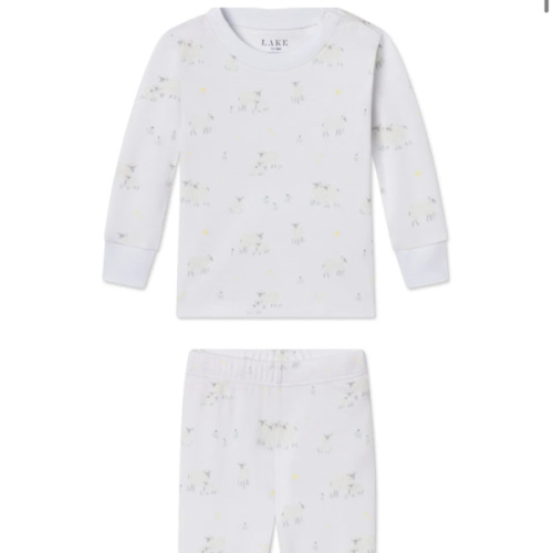 LAKE | Baby | Pima Cotton Pajamas | Sleepy Sheep Baby Long-Long Set